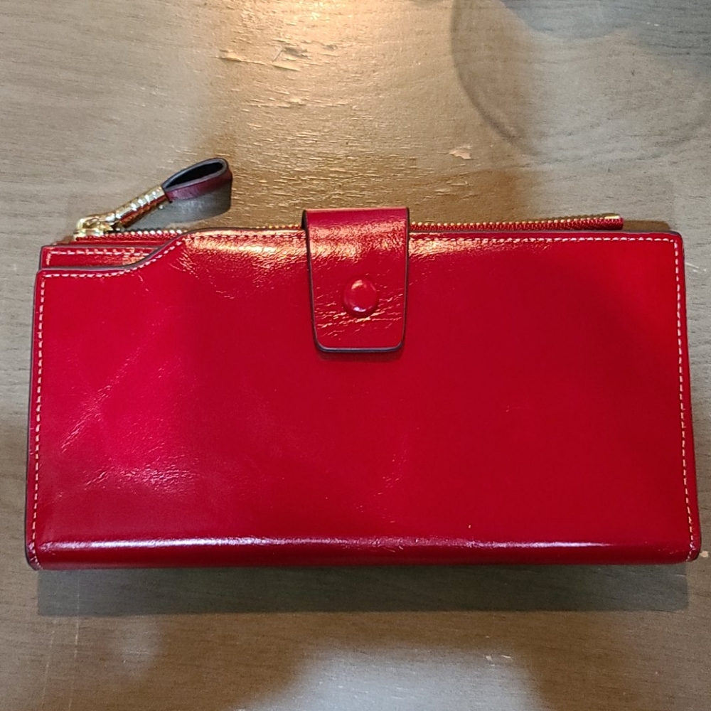 Red Large Wallet